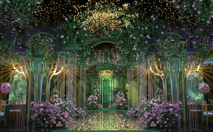 婺城奇妙森林婚礼堂效果展示