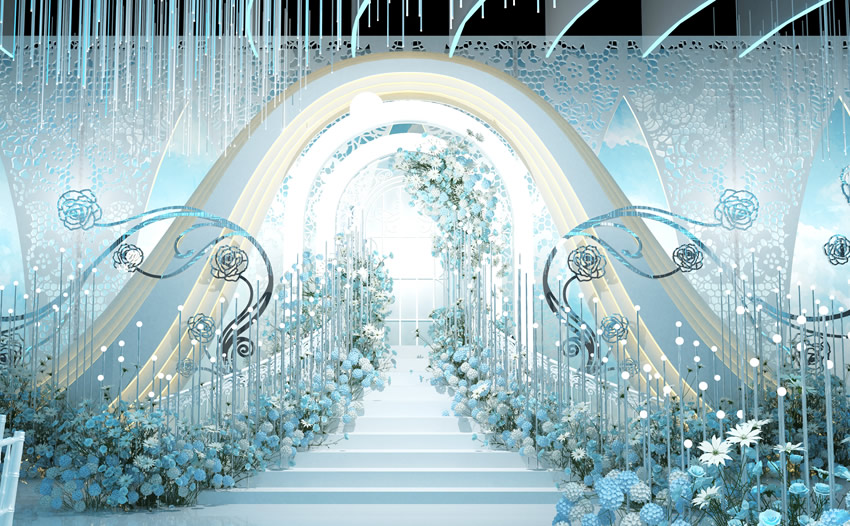 婺城釡香烙馍村水晶厅效果展示